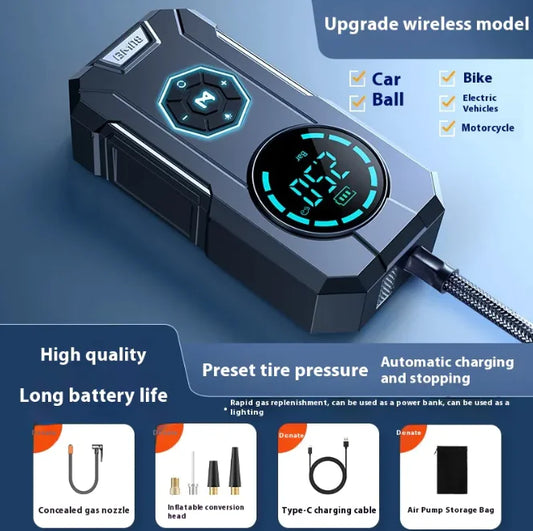 Wireless Portable Car Tire Air Inflator